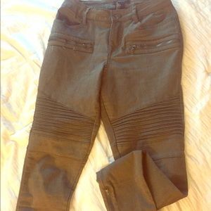 F21 biker jeggings/ jeans